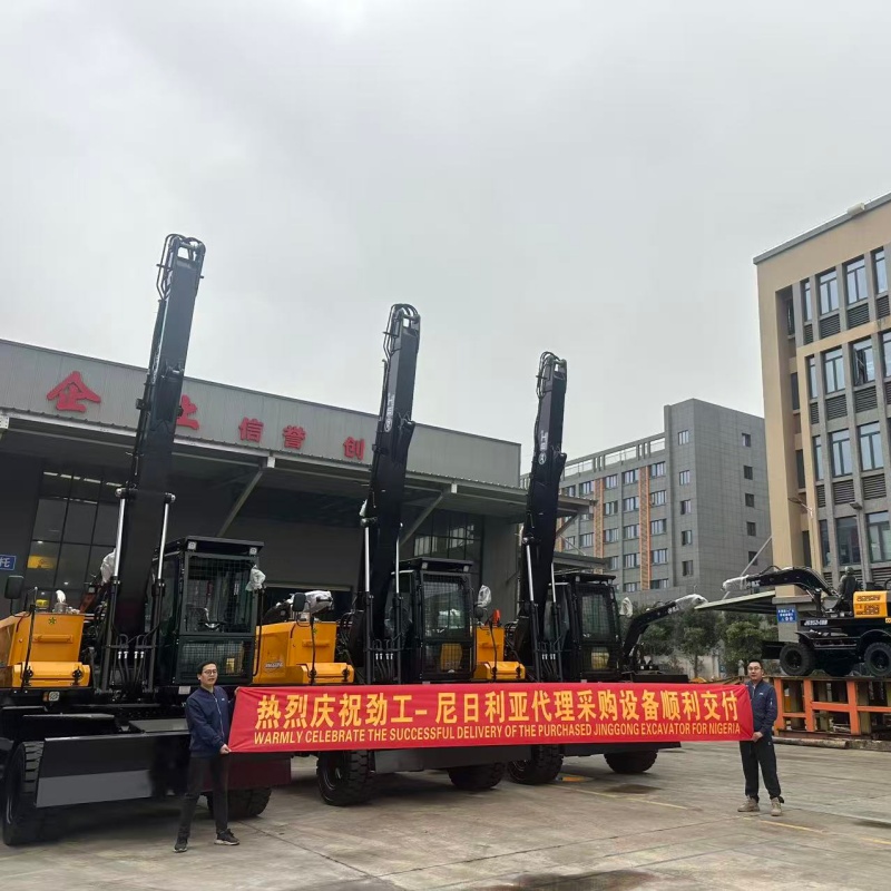 Jinggong Excavator Helps Nigeria Mark a New Chapter in Railway Construction